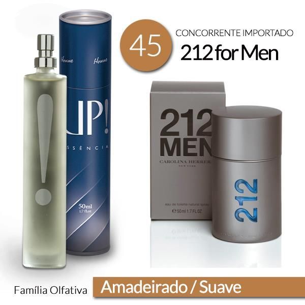 UP! 45 - 212 Men - Perfume Masculino 50ml